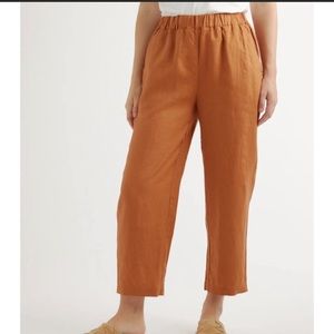 Quince Terra Cotta Linen pants